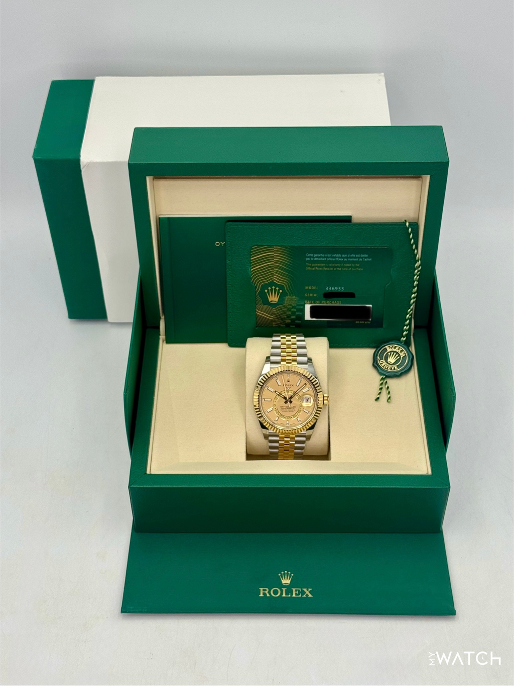 NEW 2026 Rolex Sky-Dweller 42mm 336933 Jubilee Champagne Dial