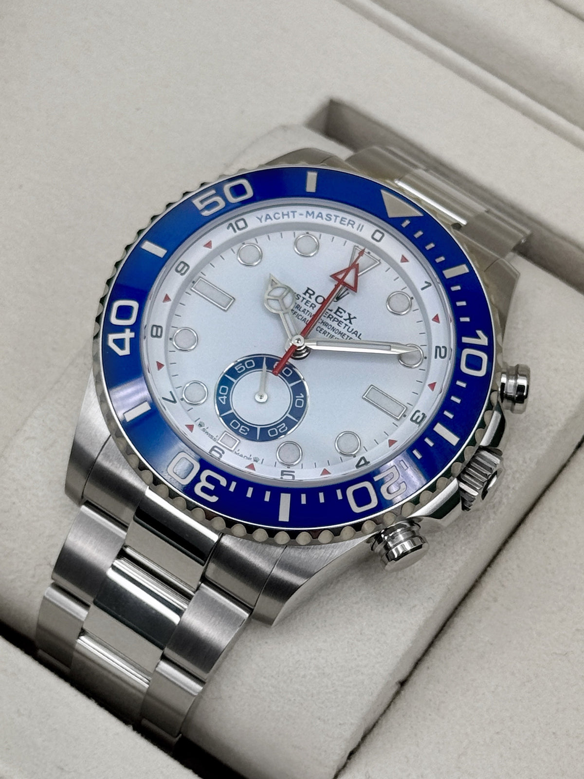 NEW 2026 Rolex Yacht-Master II 44mm 126680 Stainless Steel White Dial