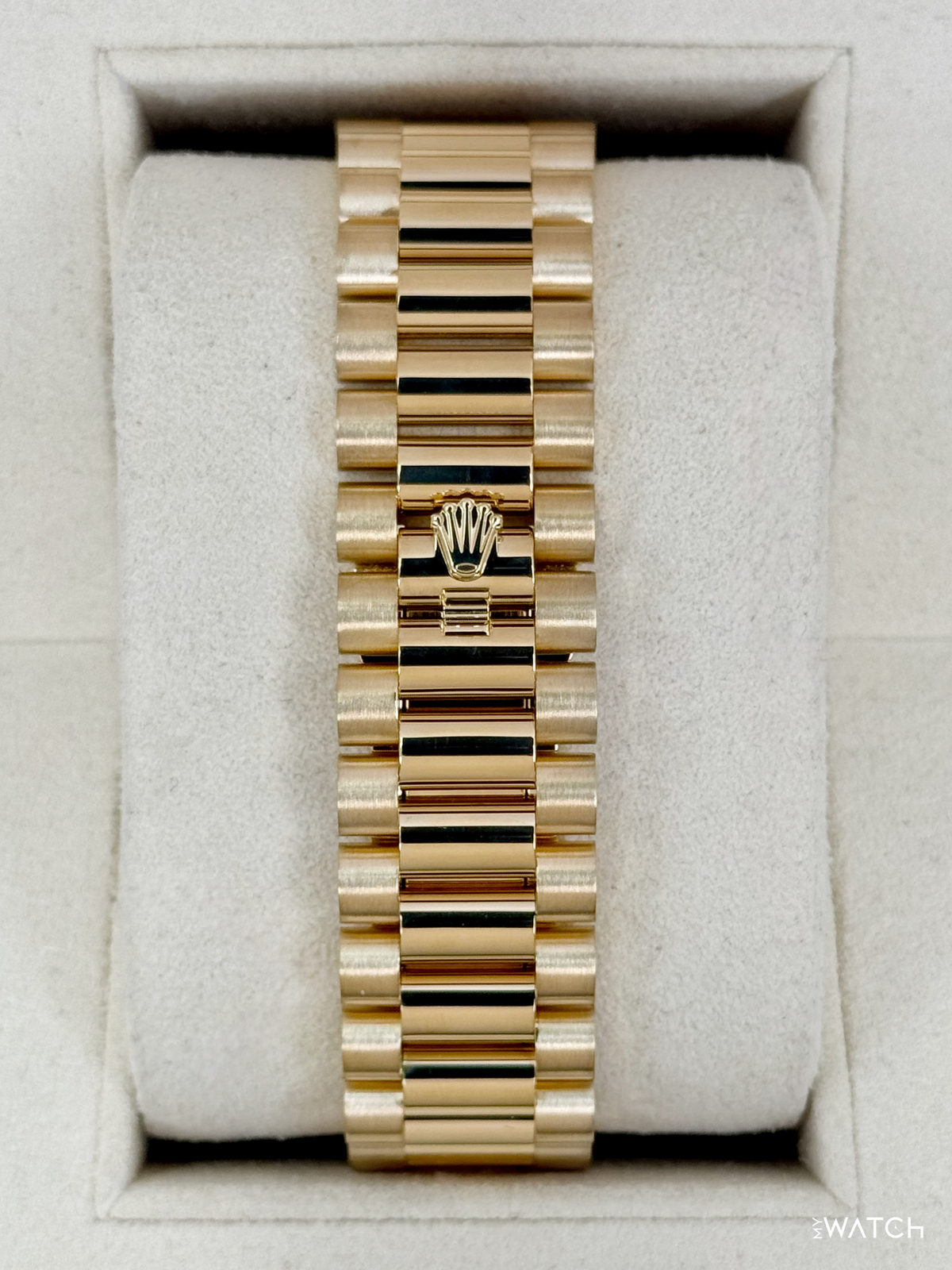 2021 Rolex Day-Date 40mm 228348RBR Presidential Champagne Diamond Dial