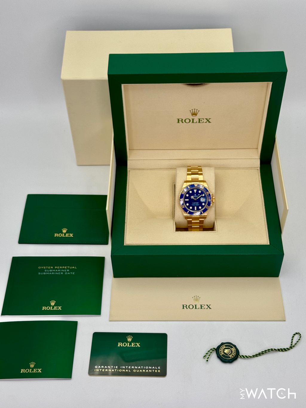 Rolex Submariner "Bluesy" 41mm 126618LB Yellow Gold Blue Dial