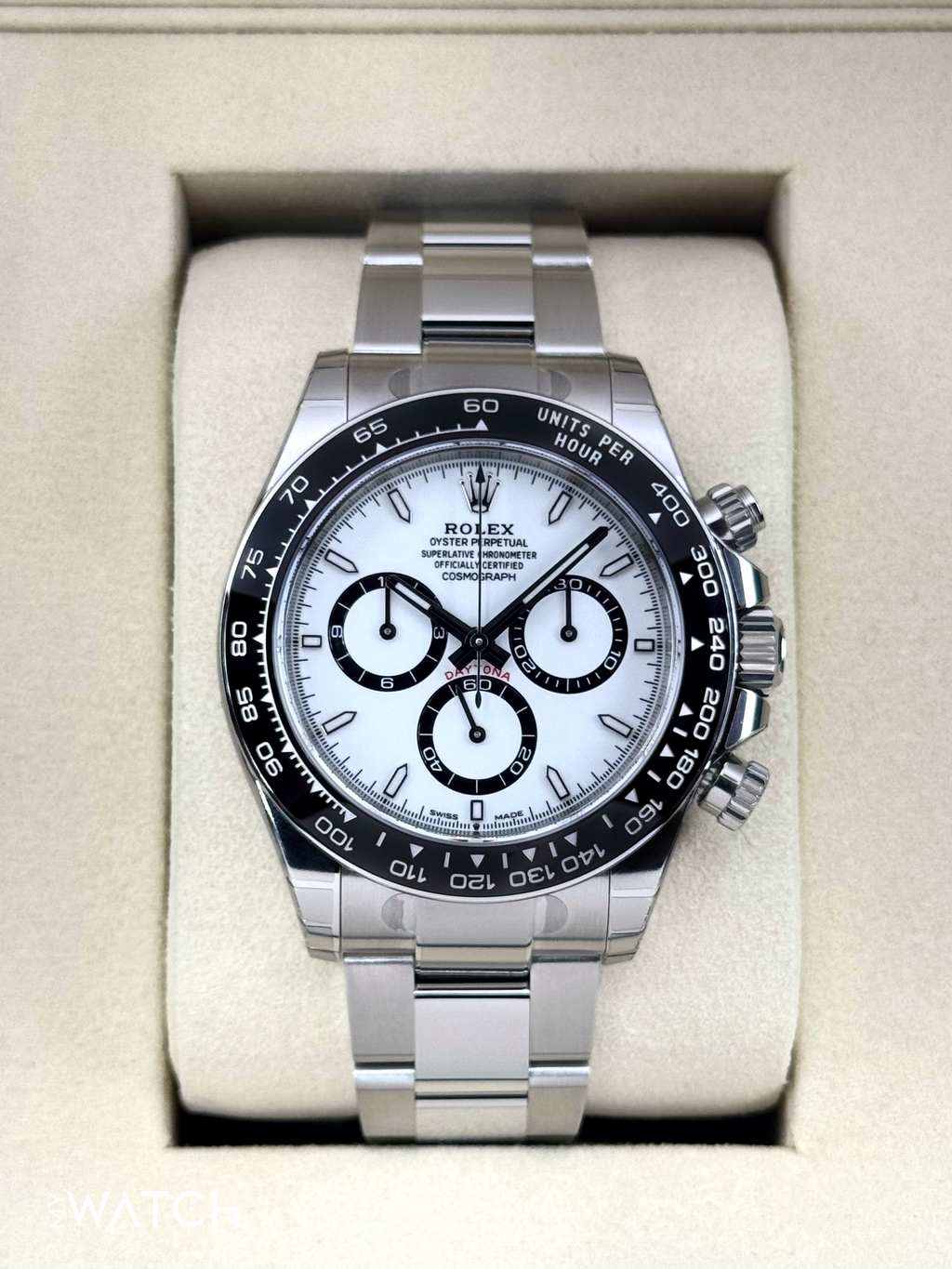 NEW 2025 Rolex Daytona 40mm 126500LN Stainless Steel Panda Dial (STICKERED)