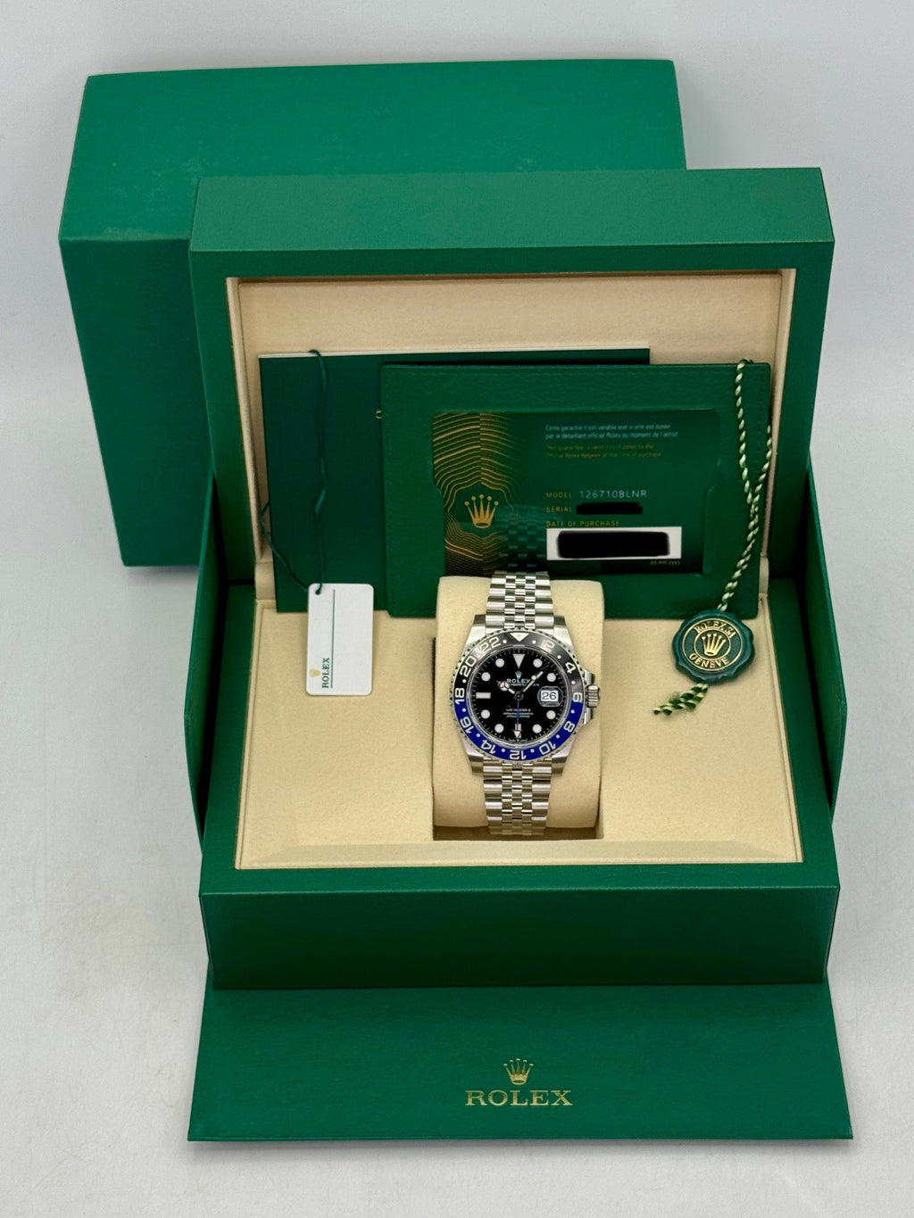 NEW 2026 Rolex GMT-Master II "Batgirl" 40mm 126710BLNR Jubilee (STICKERED)