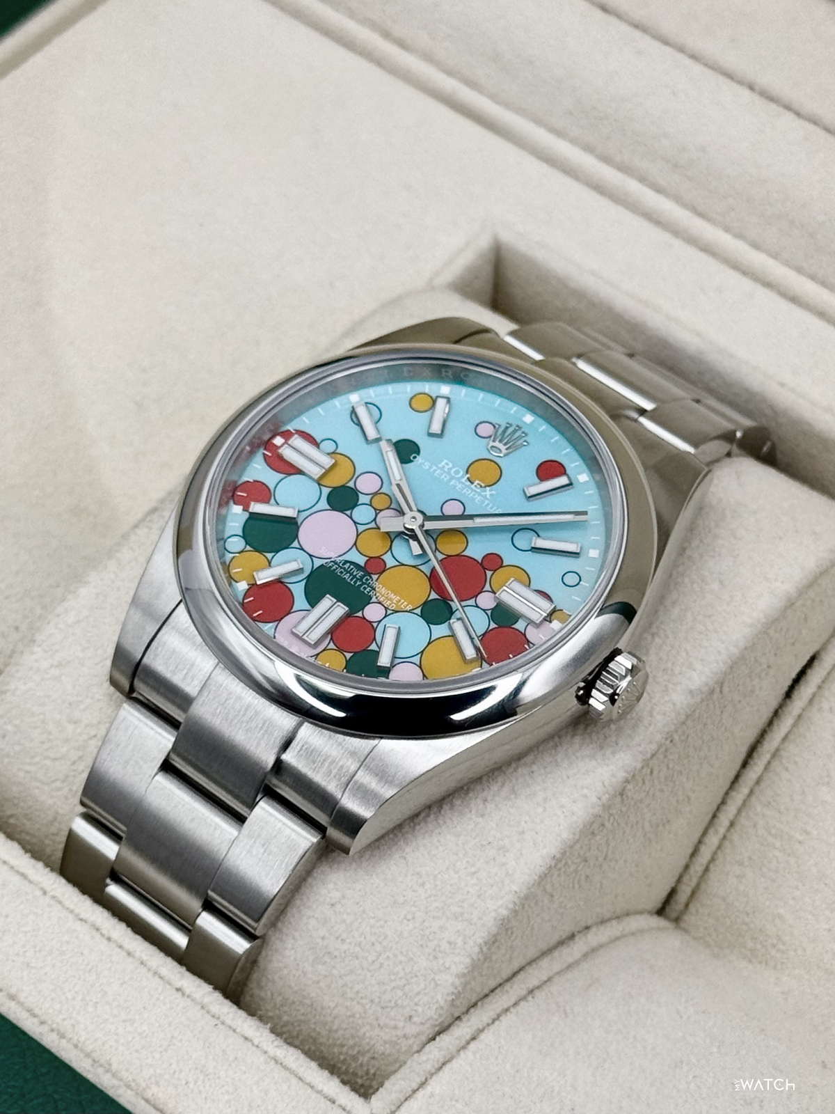 2024 Rolex Oyster Perpetual 41mm 124300 Celebration Dial