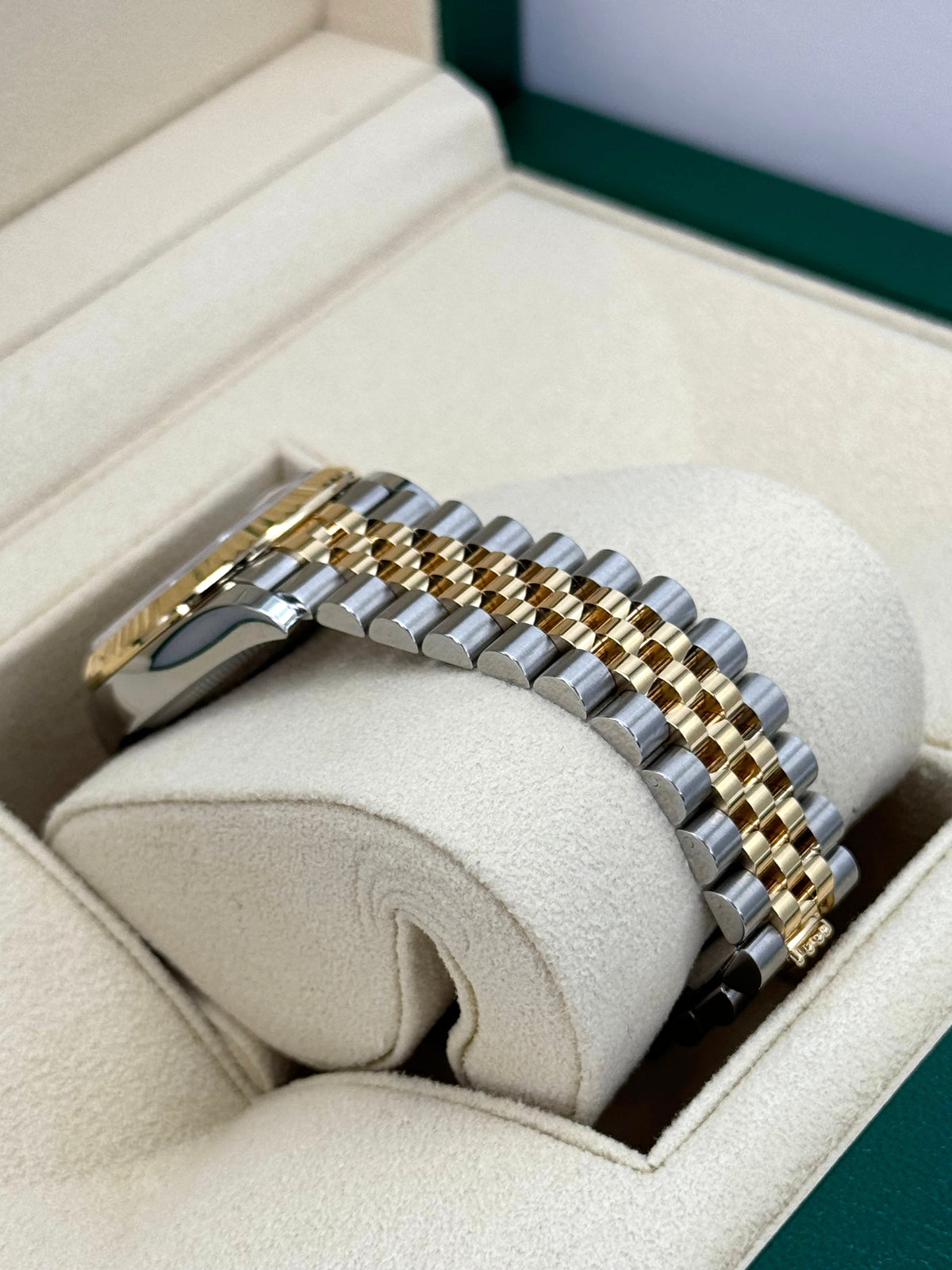 NEW 2023 Rolex Lady-Datejust 31mm 278273 Two-Tone Jubilee Green Dial