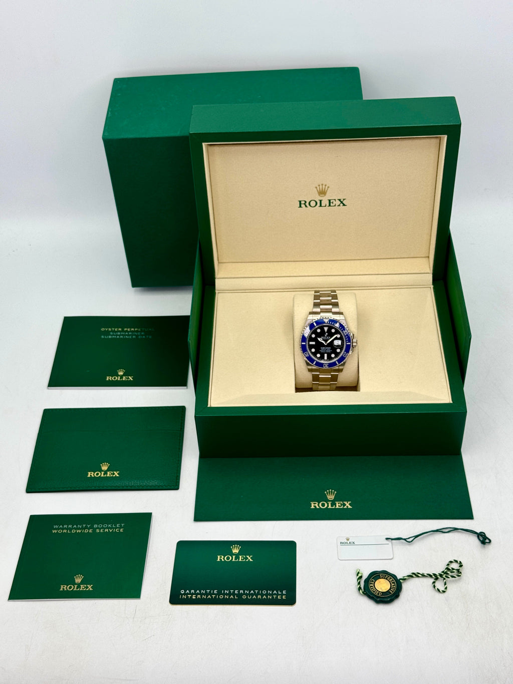 2025 Rolex Submariner Cookie Monster 41mm 126619LB White Gold Black Dial