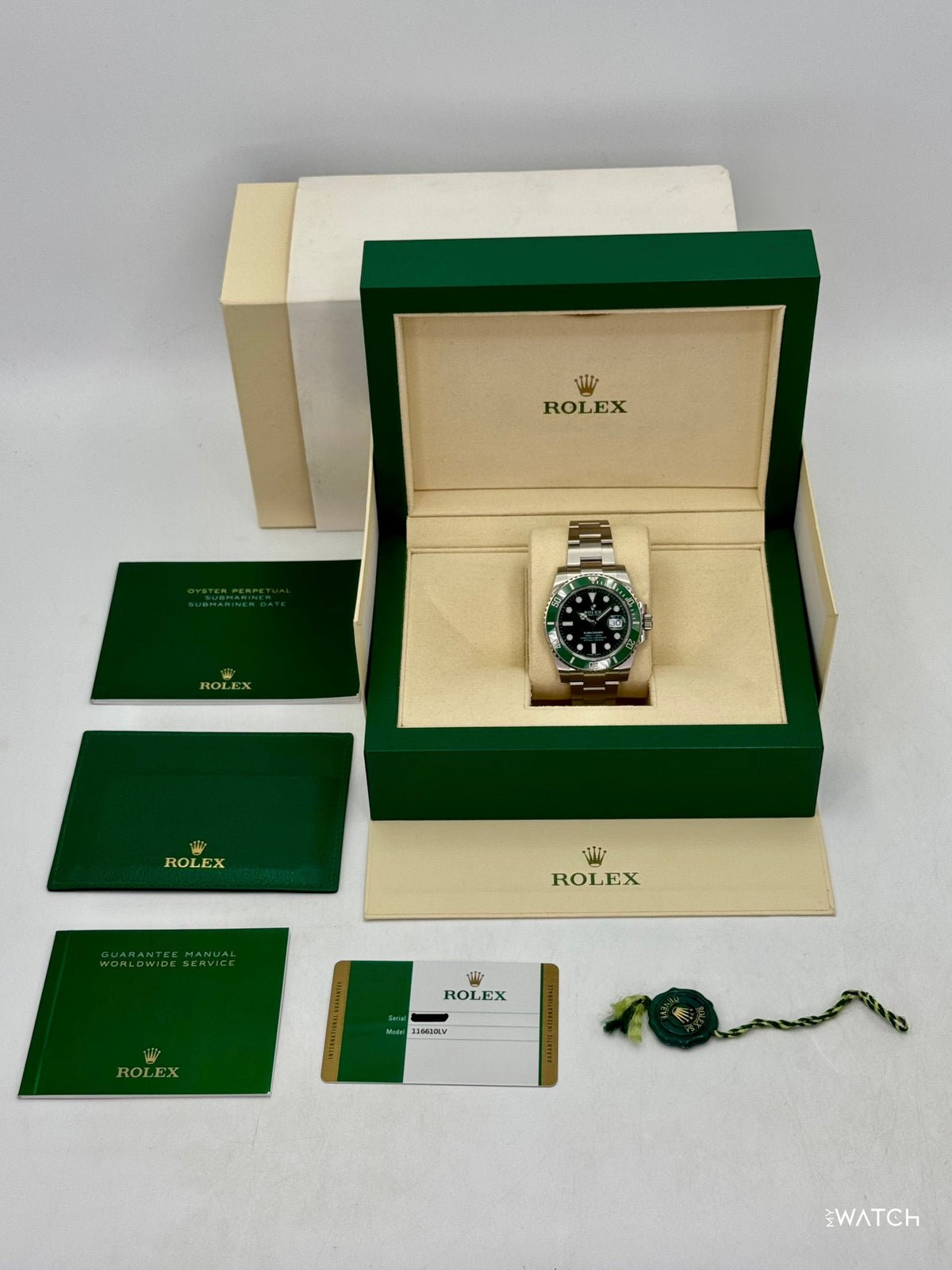 2019 Rolex Submariner “Hulk” 40mm 116610LV Green Dial