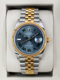 NEW 2026 Rolex Datejust 36mm 126233 Two-Tone Jubilee Wimbledon Dial