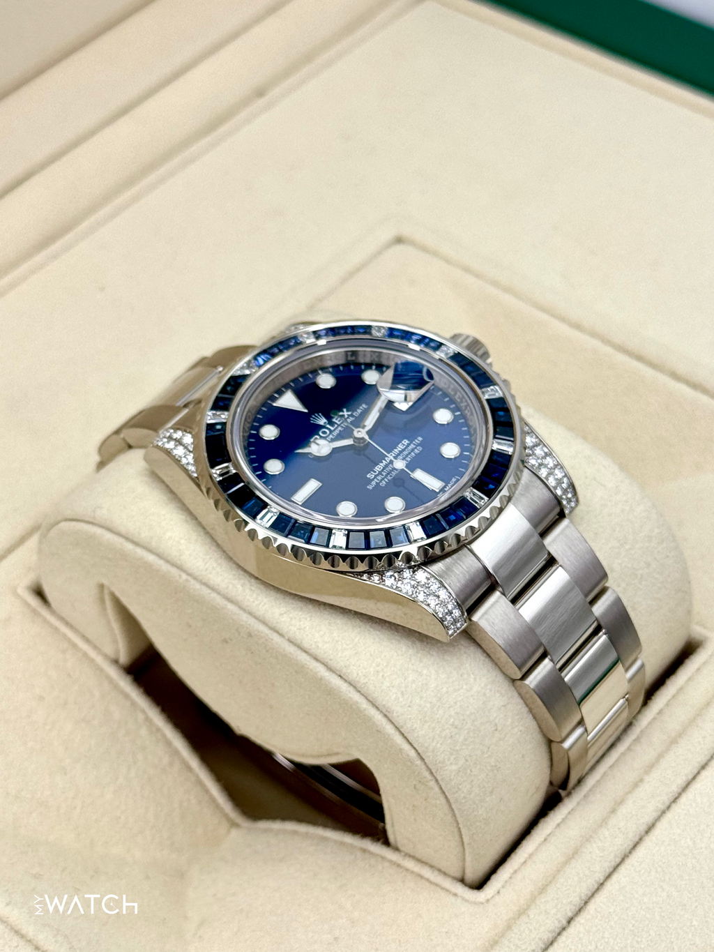 2020 Rolex Submariner 40mm 116659SABR White Gold Blue Dial