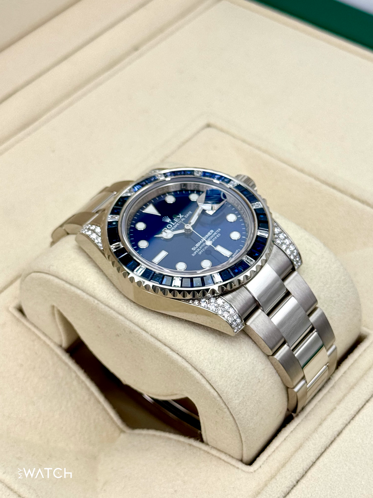 2020 Rolex Submariner 40mm 116659SABR White Gold Blue Dial