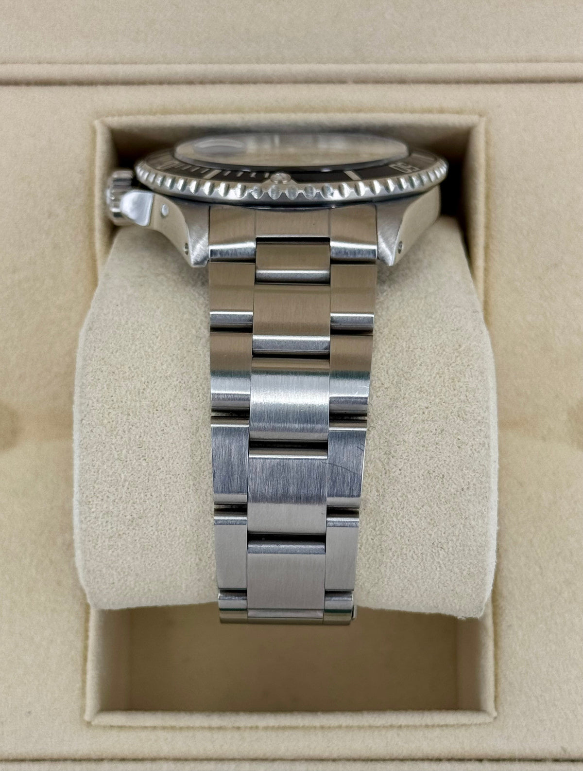 1985 Rolex Submariner 40mm 16800 Stainless Steel Ghost Bezel Black Dial
