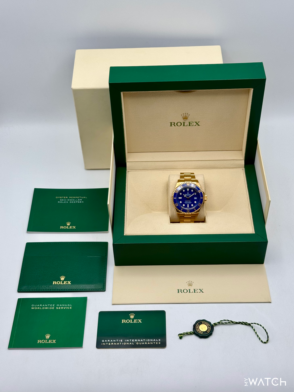 2025 Rolex Deepsea 44mm 136668LB Yellow Gold Blue Dial
