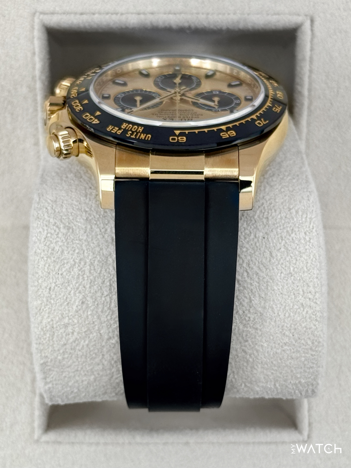 2023 Rolex Daytona 40mm 116518LN 18K Yellow Gold Oysterflex Champagne Dial