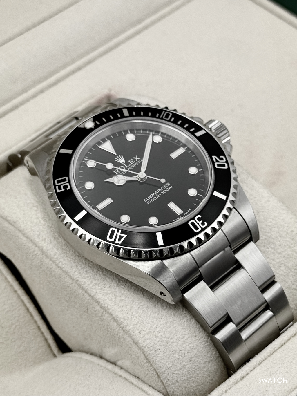 2006 Rolex Submariner 40mm 14060M Stainless Steel Two-Liner Black Dial