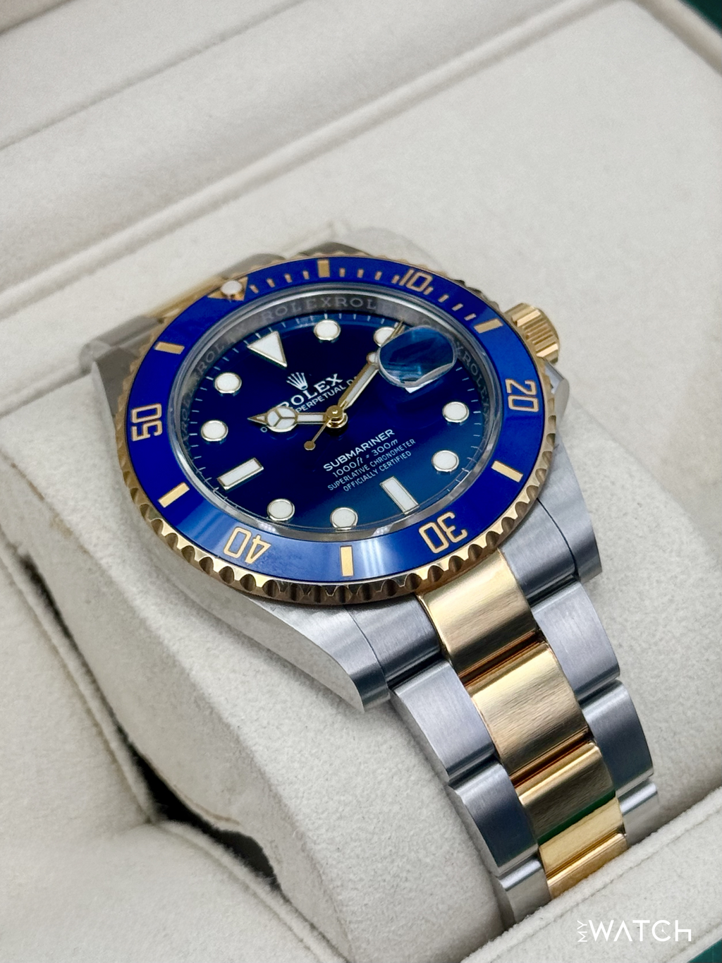 2022 Rolex Submariner "Bluesy" 41mm 126613LB Two-Tone Blue Dial