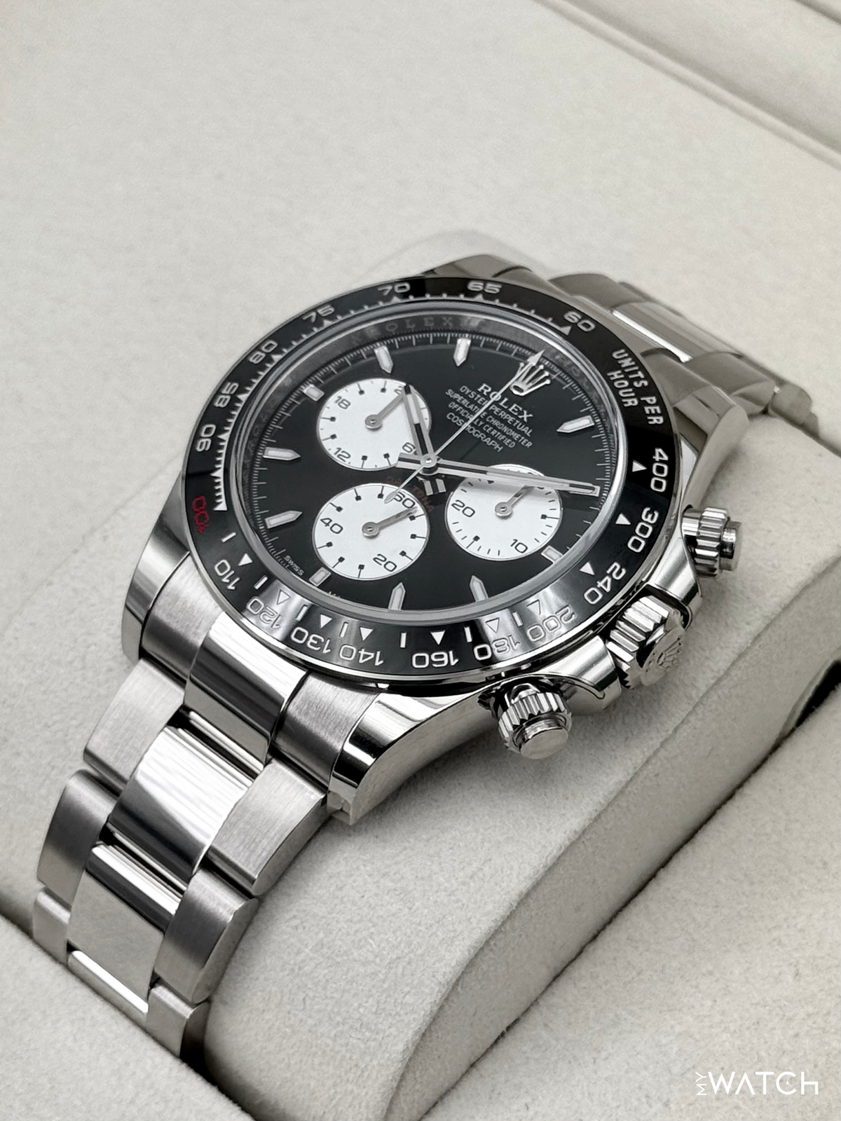 NEW Rolex Daytona "Le Mans" 40mm 126529LN White Gold Black Dial