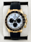 2025 Rolex Daytona 40mm 126518LN Yellow Gold Oysterflex Meteorite Dial