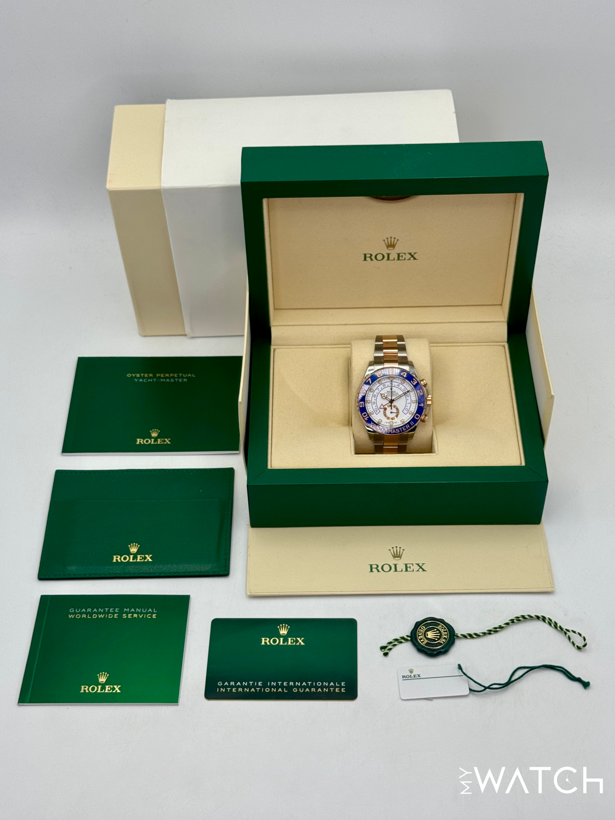 Rolex Yacht-Master II 44mm 116681 Two-Tone White Dial