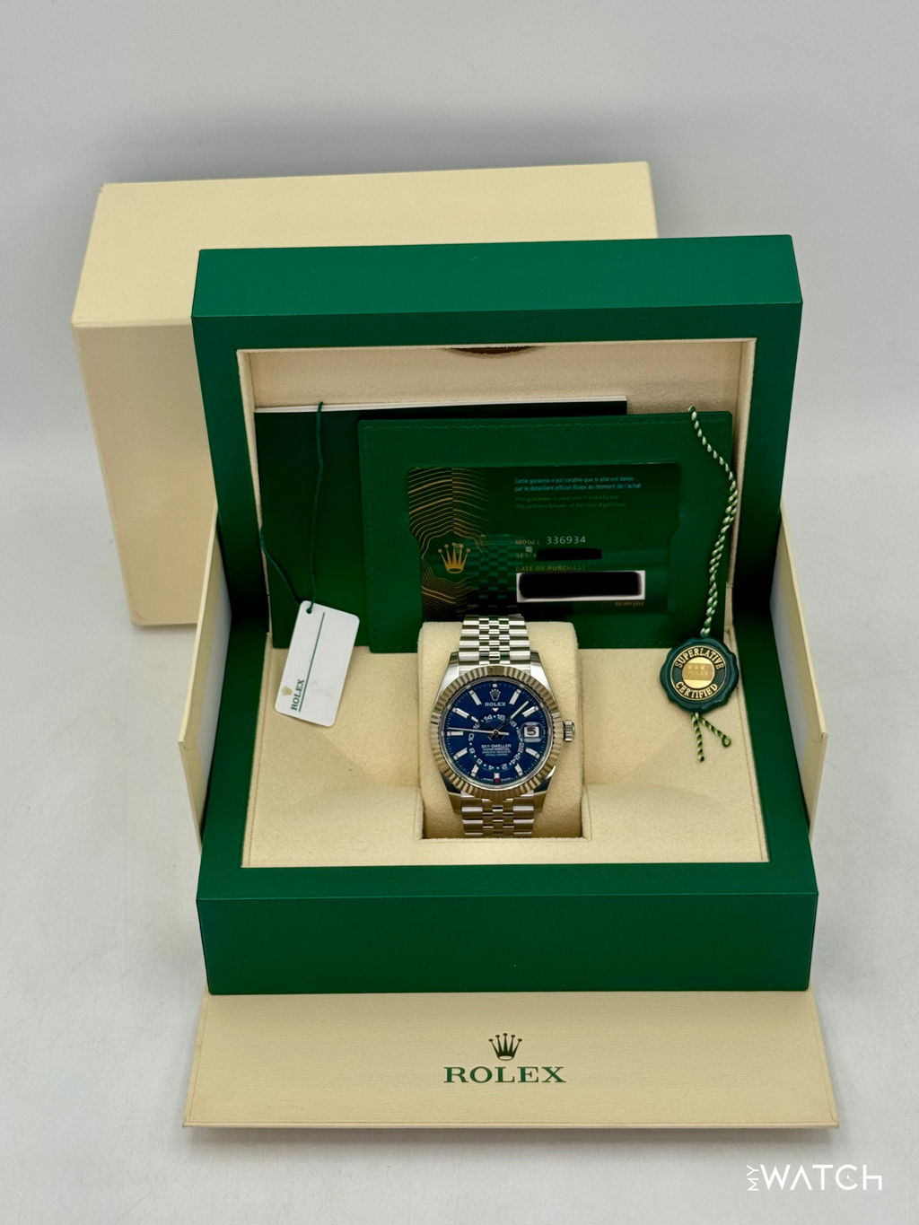 2024 Rolex Sky-Dweller 42mm 336934 Jubilee Blue Dial