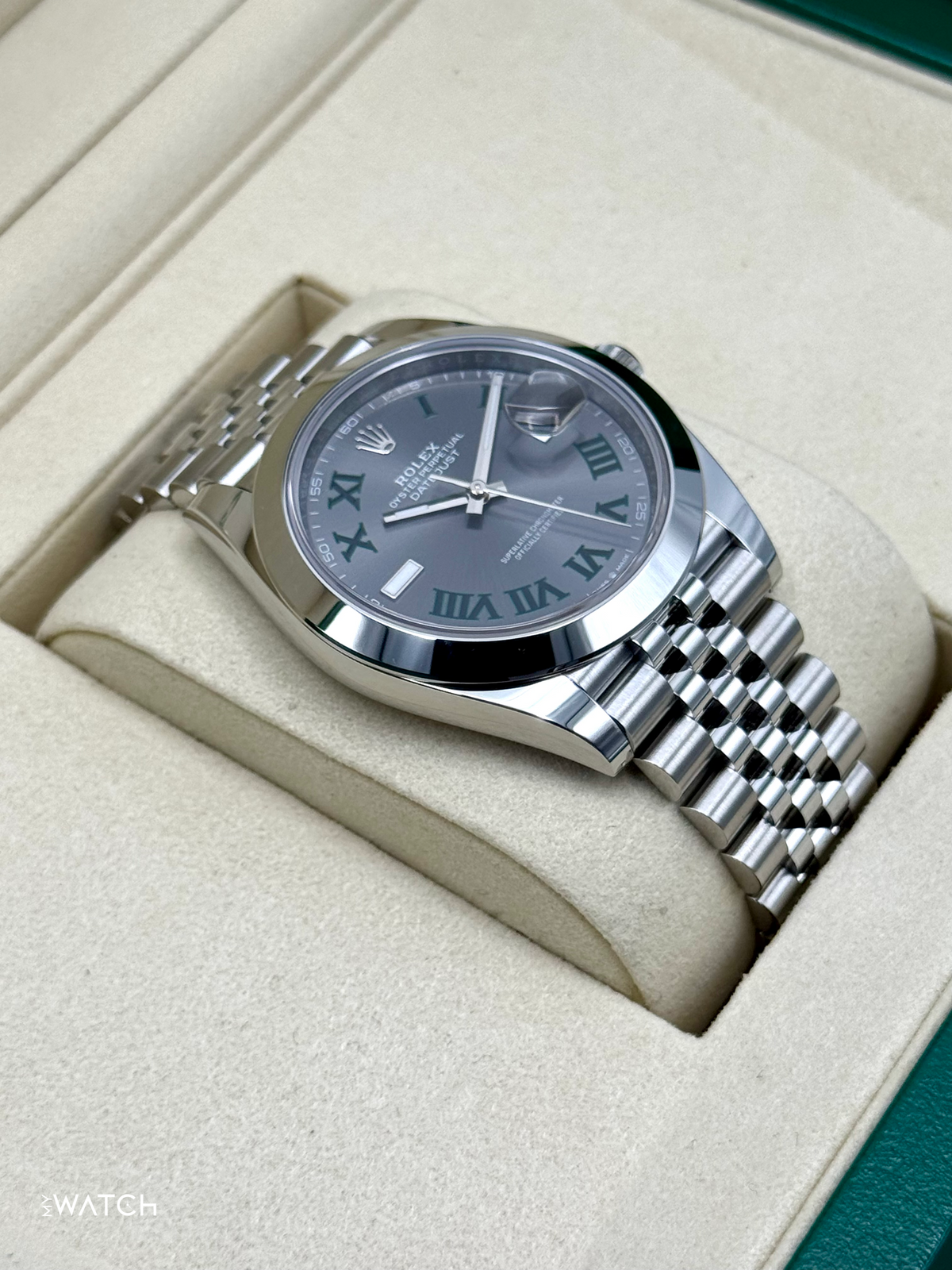 NEW 2026 Rolex Datejust 41mm 126300 Jubilee Wimbledon Dial