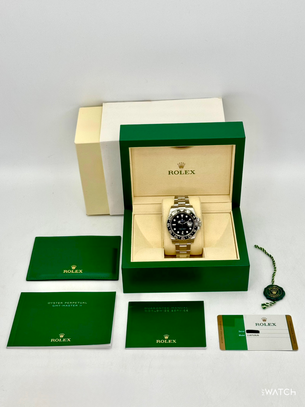 2018 Rolex GMT-Master II 40mm 116710LN Stainless Steel Black Dial