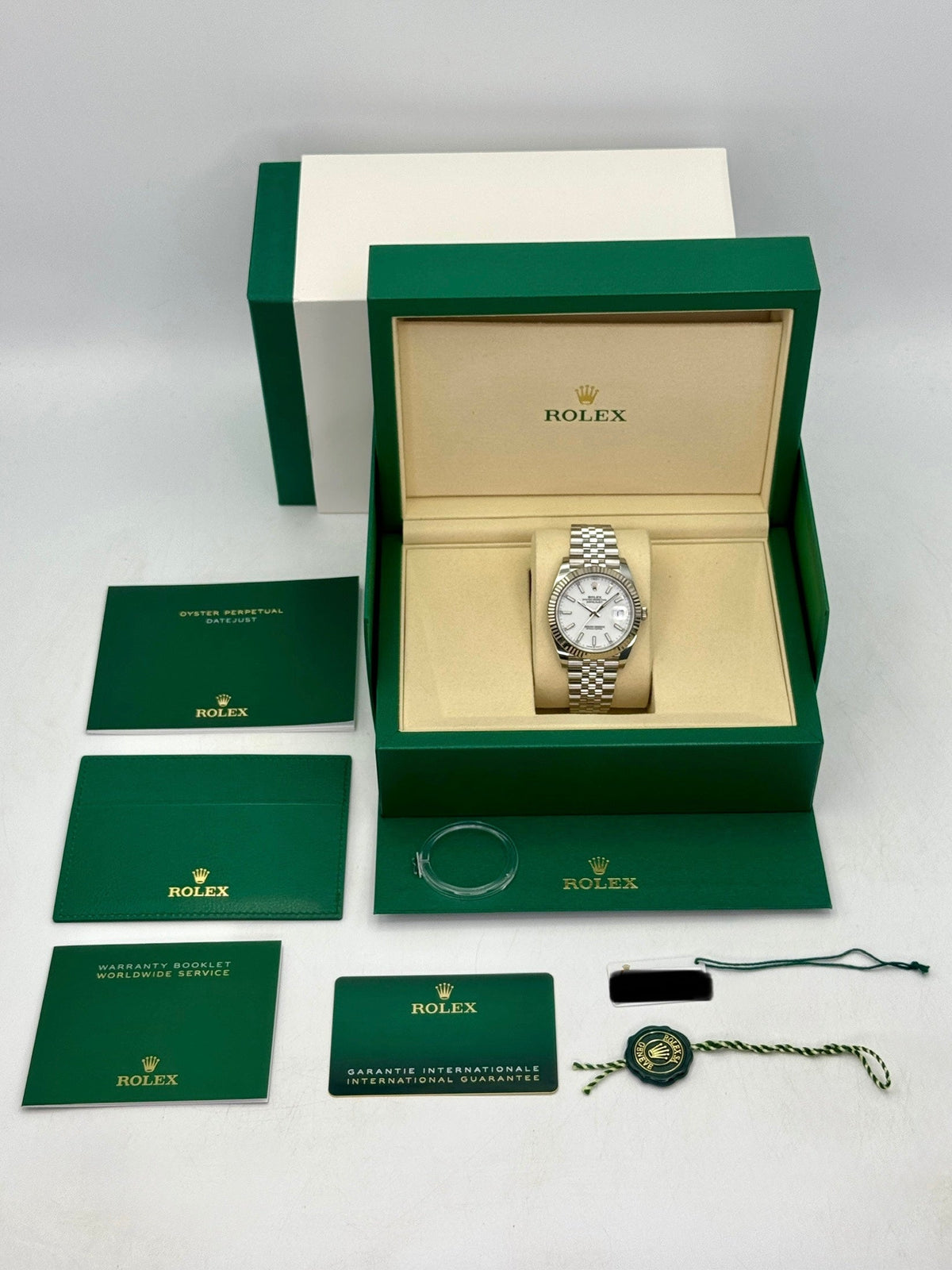 2026 Rolex Datejust 41mm 126334 Stainless Steel Jubilee White Dial