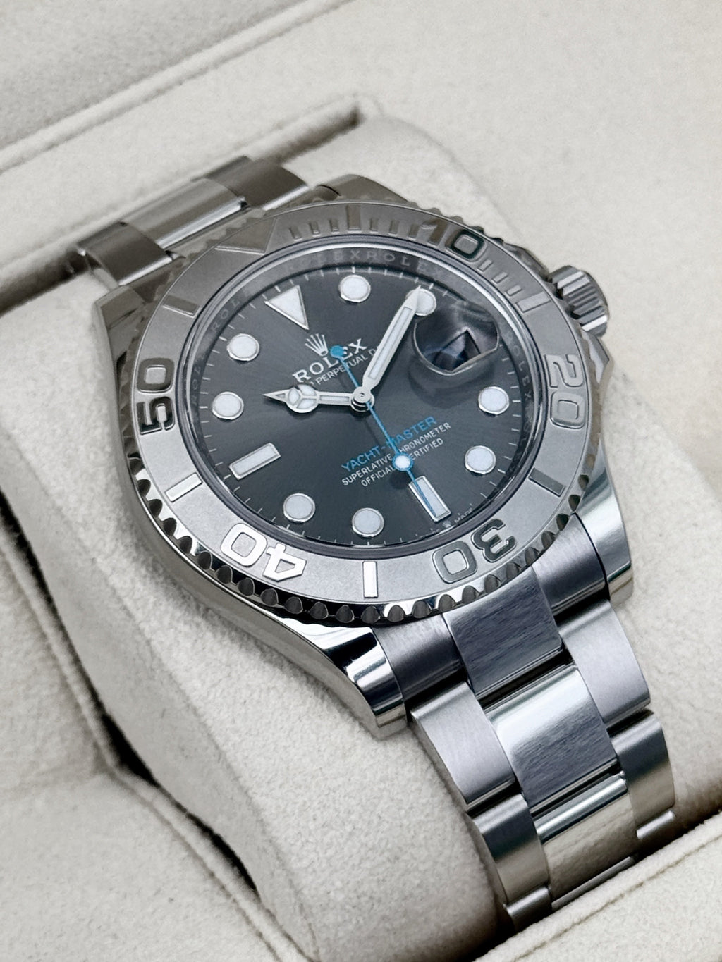 2023 Rolex Yacht-Master 40mm 126622 Stainless Steel Rhodium Dial