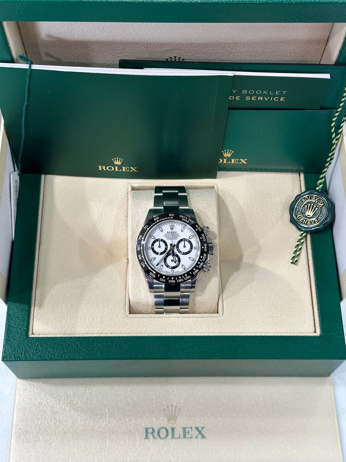 2023 Rolex Daytona 40mm 116500LN Stainless Steel Panda Dial