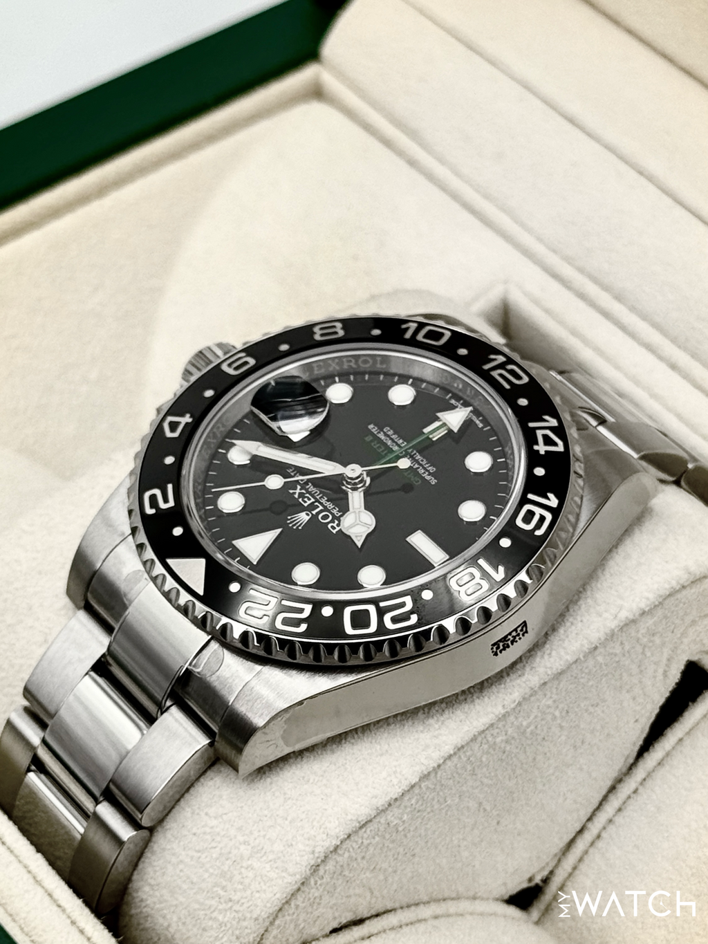 NEW OLD STOCK 2018 Rolex GMT-Master II 40mm 116710LN Black Dial (STICKERED)