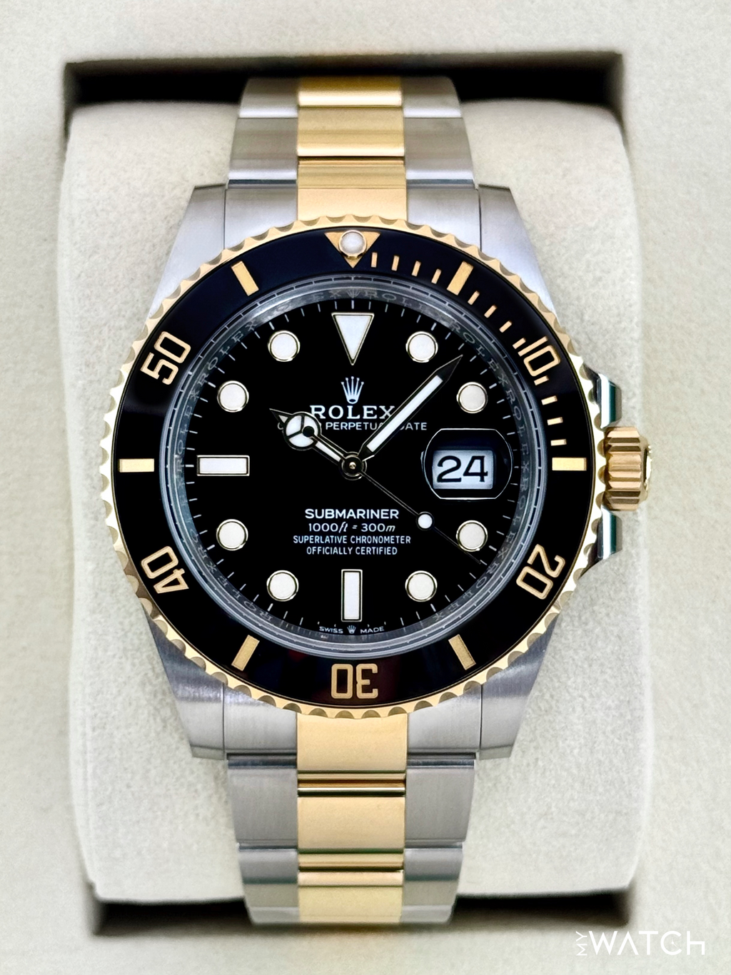 NEW 2025 Rolex Submariner 41mm 126613LN Two-Tone Black Dial