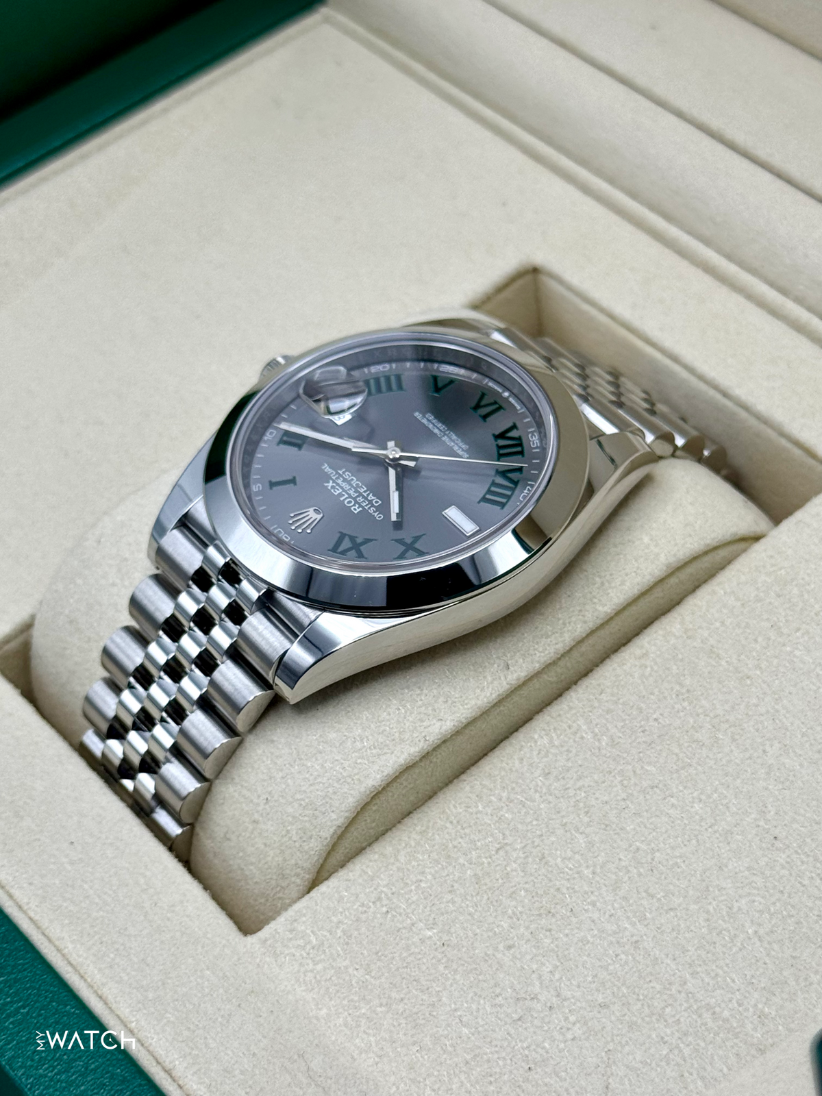 NEW 2026 Rolex Datejust 41mm 126300 Jubilee Wimbledon Dial
