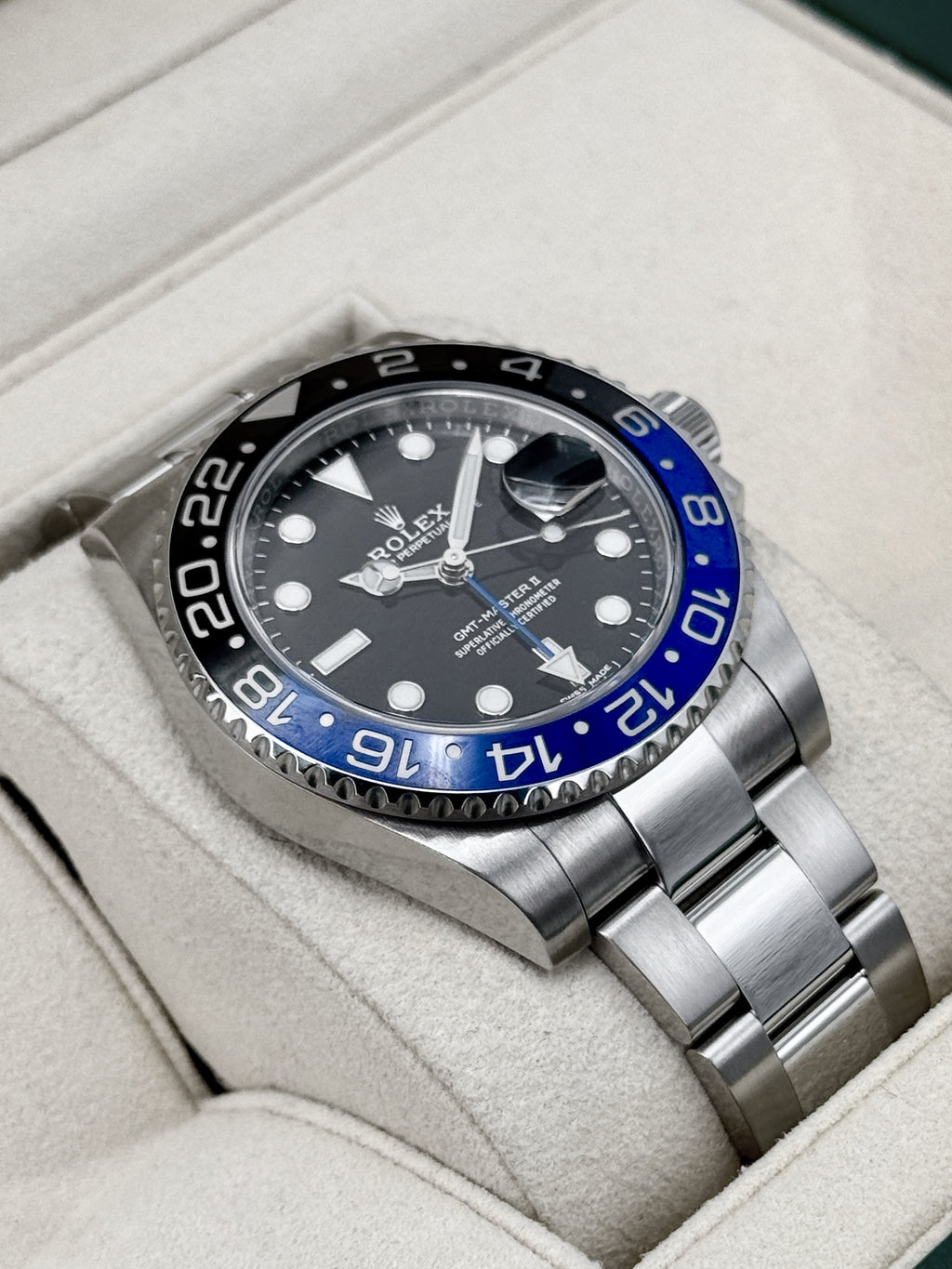2020 Rolex GMT-Master II "Batman" 40mm 116710BLNR Oyster (NFC CARD)