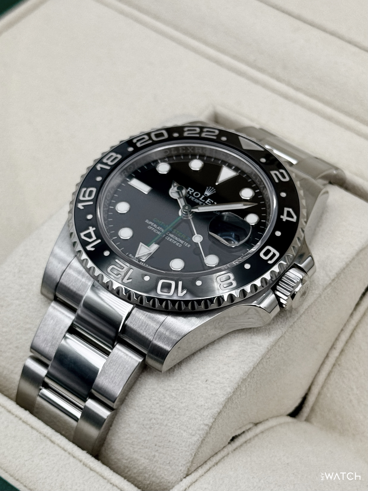 2019 Rolex GMT-Master II 40mm 116710LN Stainless Steel Black Dial