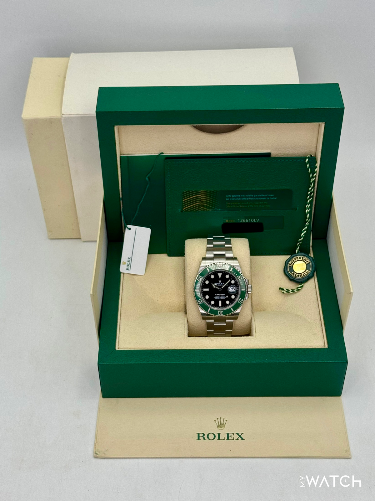 2022 Rolex Submariner "Starbucks" 41mm 126610LV Black Dial