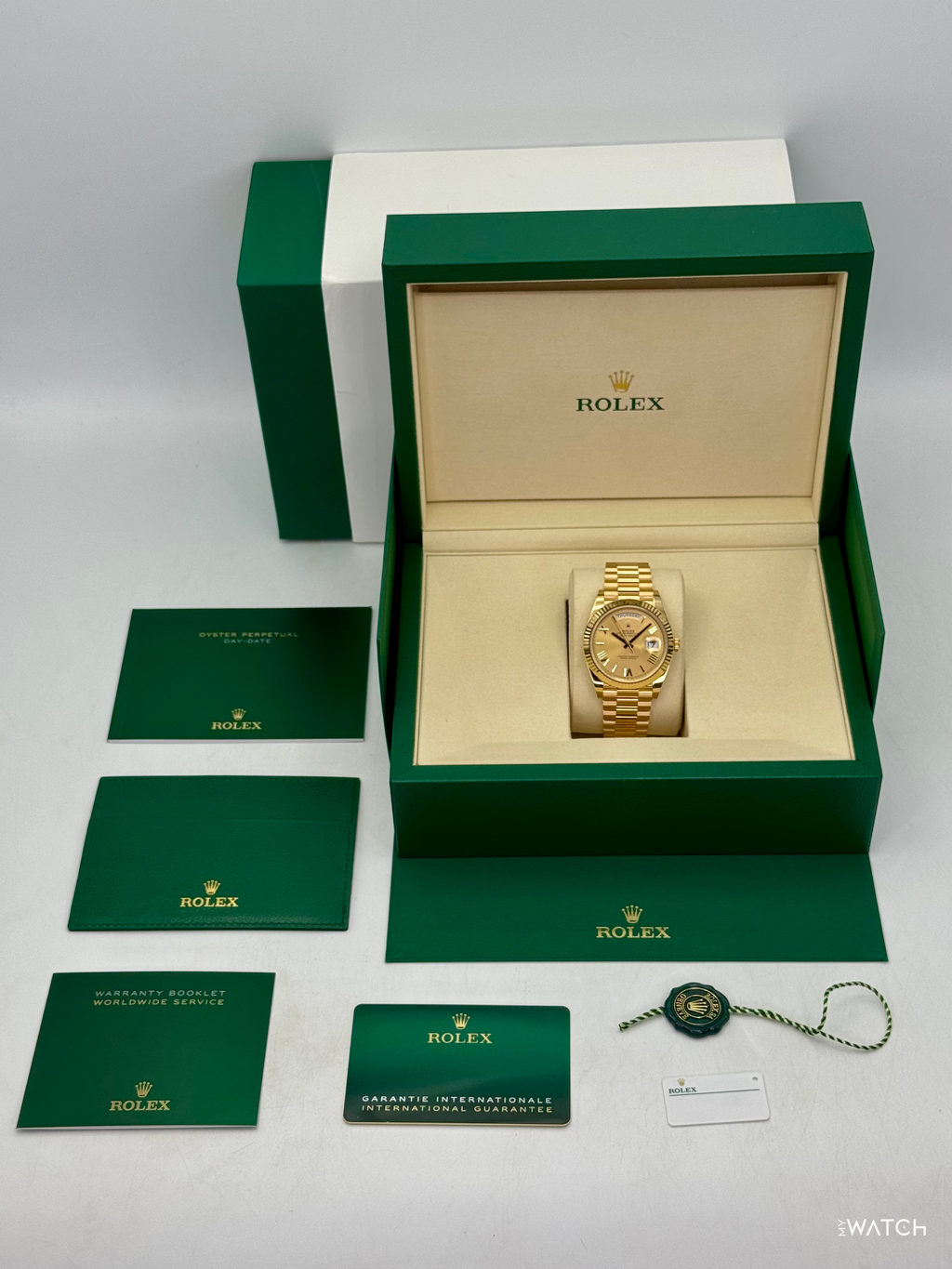 2025 Rolex Day-Date 40mm 228238 Presidential Champagne Roman Numeral Dial