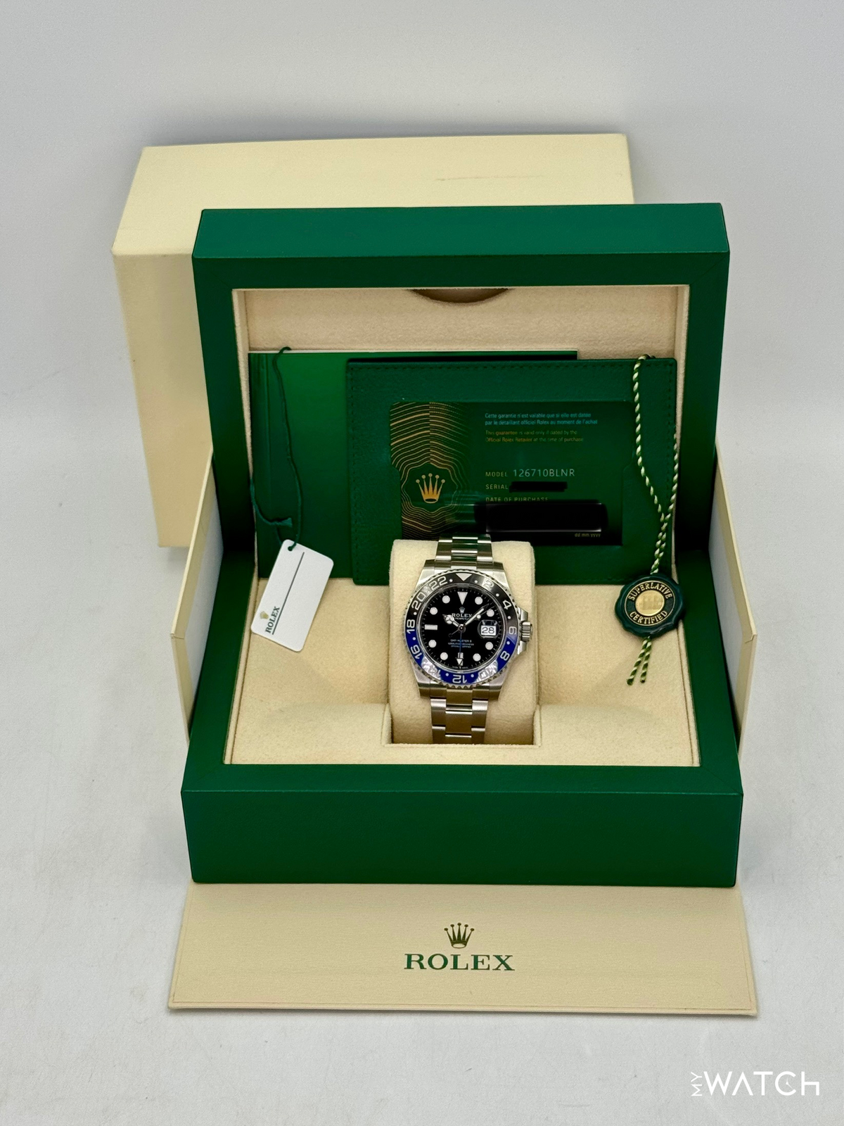 2024 Rolex GMT-Master II "Batman" 40mm 126710BLNR Oyster