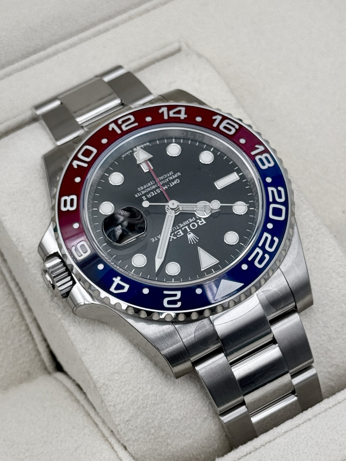 NEW OLD STOCK 2021 Rolex GMT-Master II "Pepsi" 40mm 126710BLRO Oyster (STICKERED)