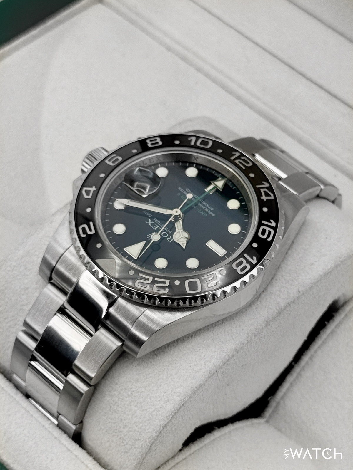 2007 Rolex GMT-Master II 40mm 116710LN Stainless Steel Black Dial