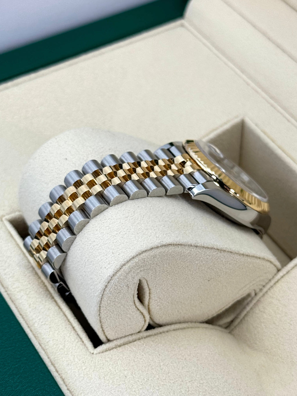 NEW 2023 Rolex Lady-Datejust 31mm 278273 Two-Tone Jubilee Green Dial