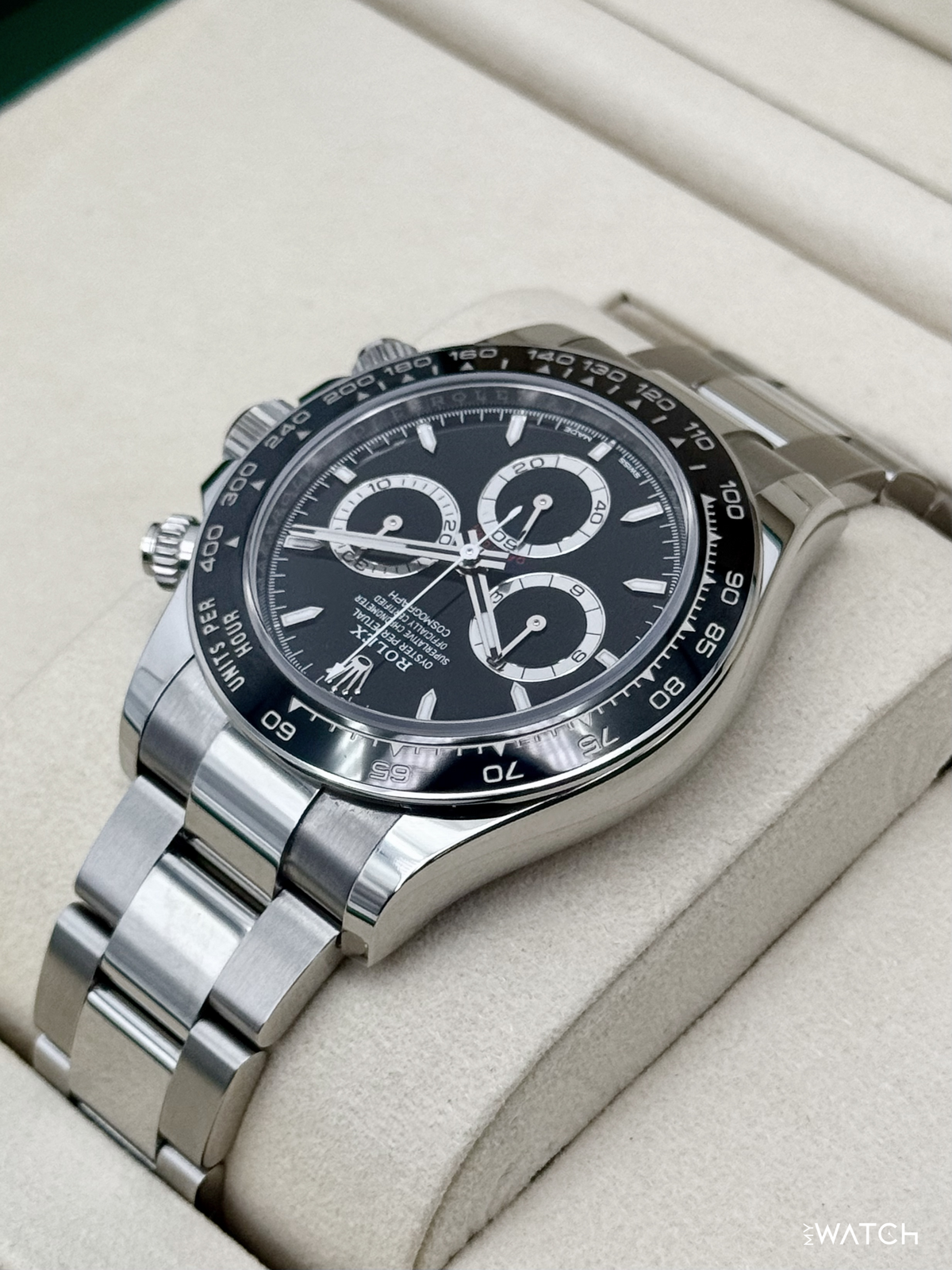 2025 Rolex Daytona 40mm 126500LN Stainless Steel Black Dial
