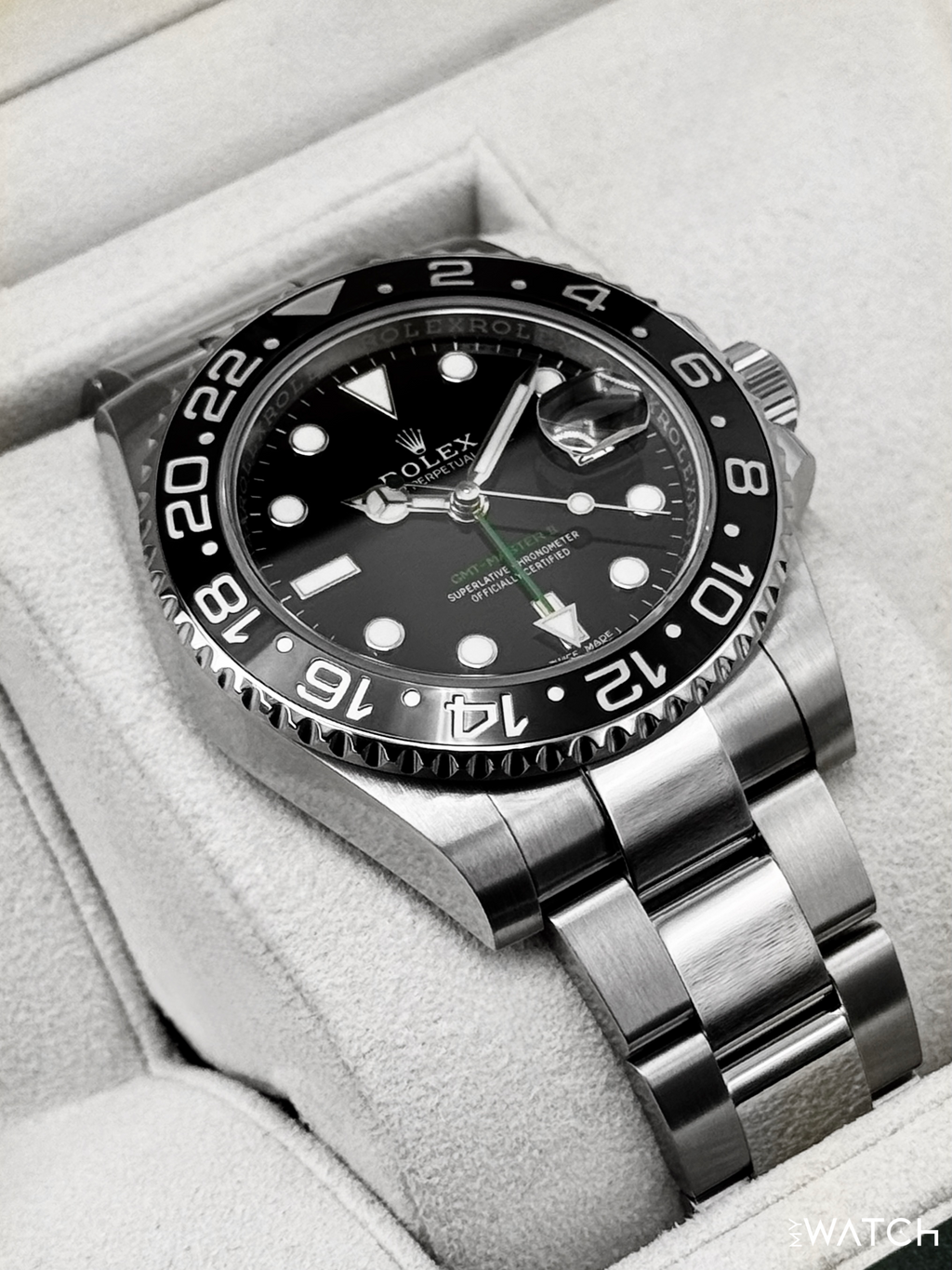 2018 Rolex GMT-Master II 40mm 116710LN Stainless Steel Black Dial