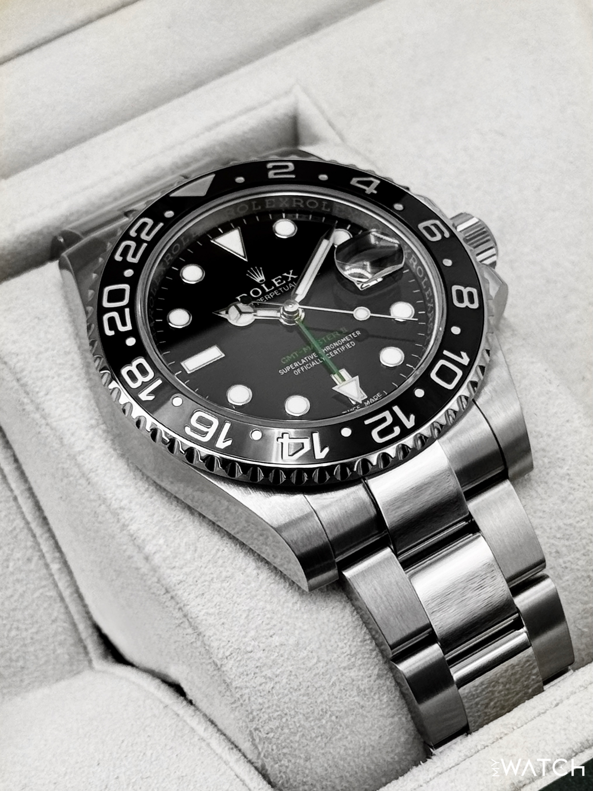 2018 Rolex GMT-Master II 40mm 116710LN Stainless Steel Black Dial