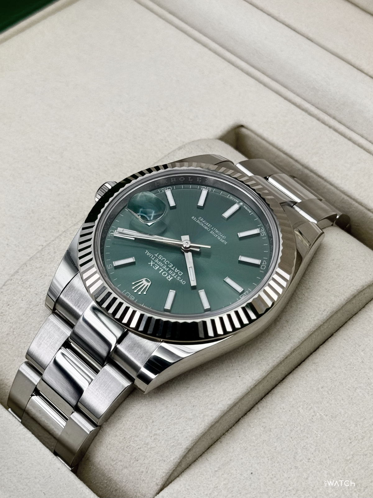 NEW 2026 Rolex Datejust 41mm 126334 Stainless Steel Oyster Green Dial