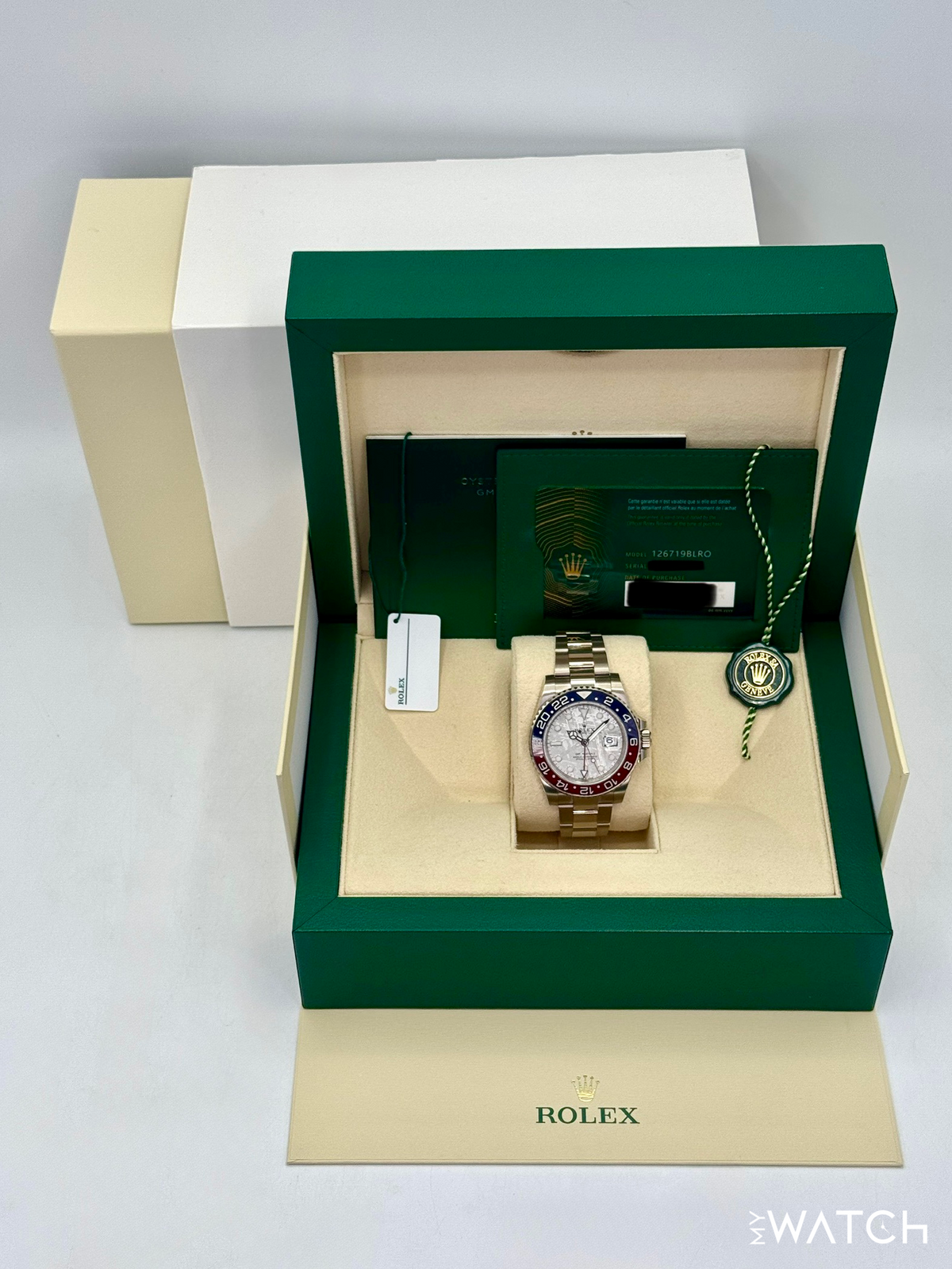 2023 Rolex GMT-Master II "Pepsi" 40mm 126719BLRO Meteorite Dial