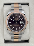 NEW 2026 Rolex Datejust 41mm 126331 Two-Tone Oyster Chocolate Dial