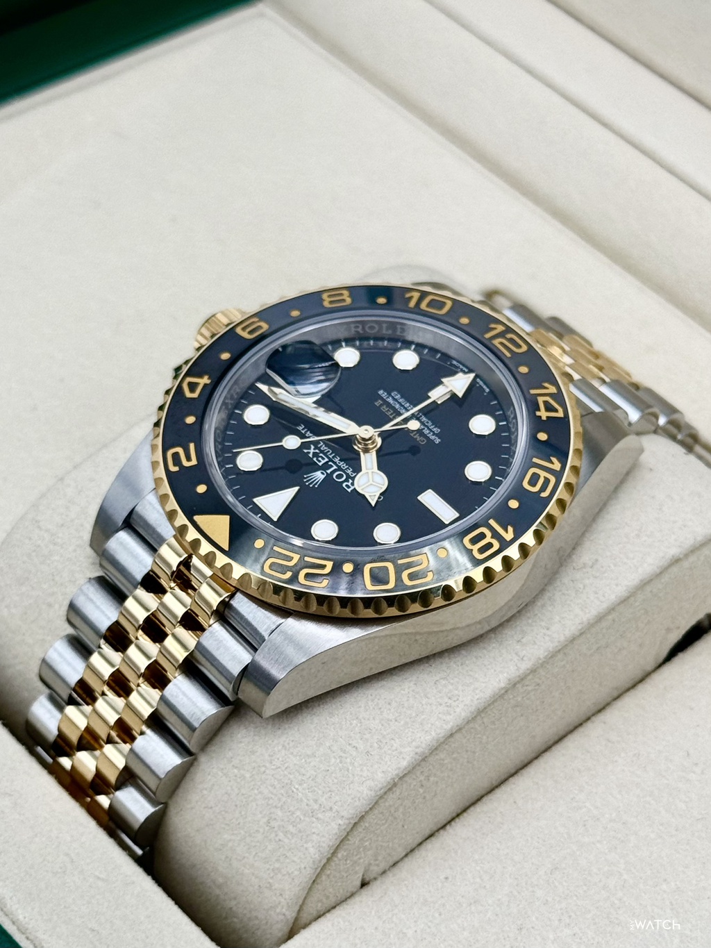 2025 Rolex GMT-Master II 40mm 126713GRNR Two-Tone Jubilee