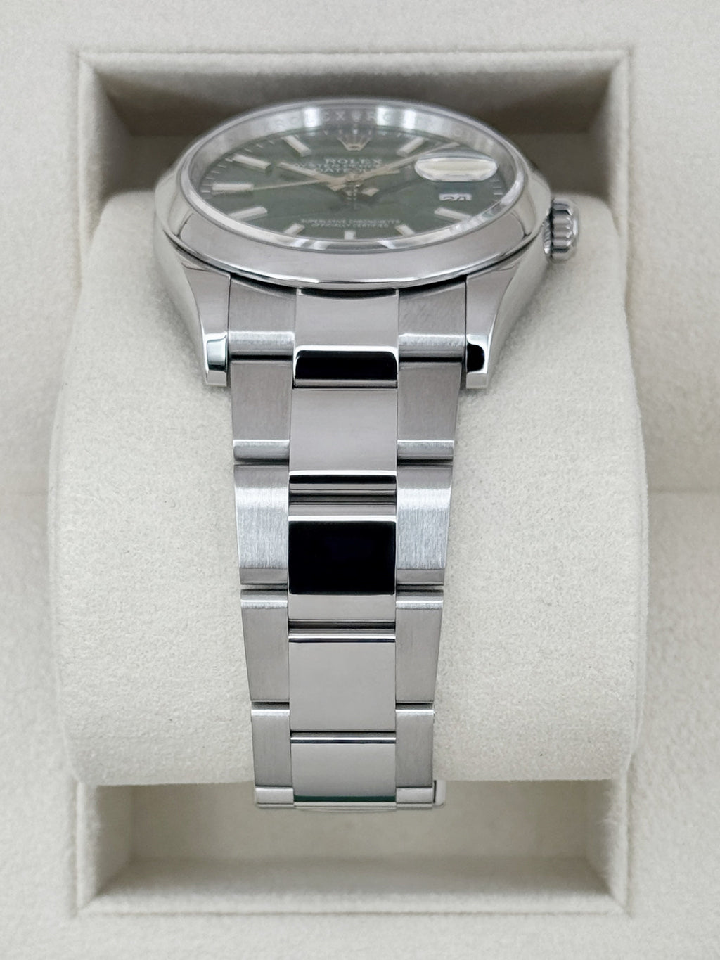 2024 Rolex Datejust 36mm 126200 Oyster Mint Green Dial