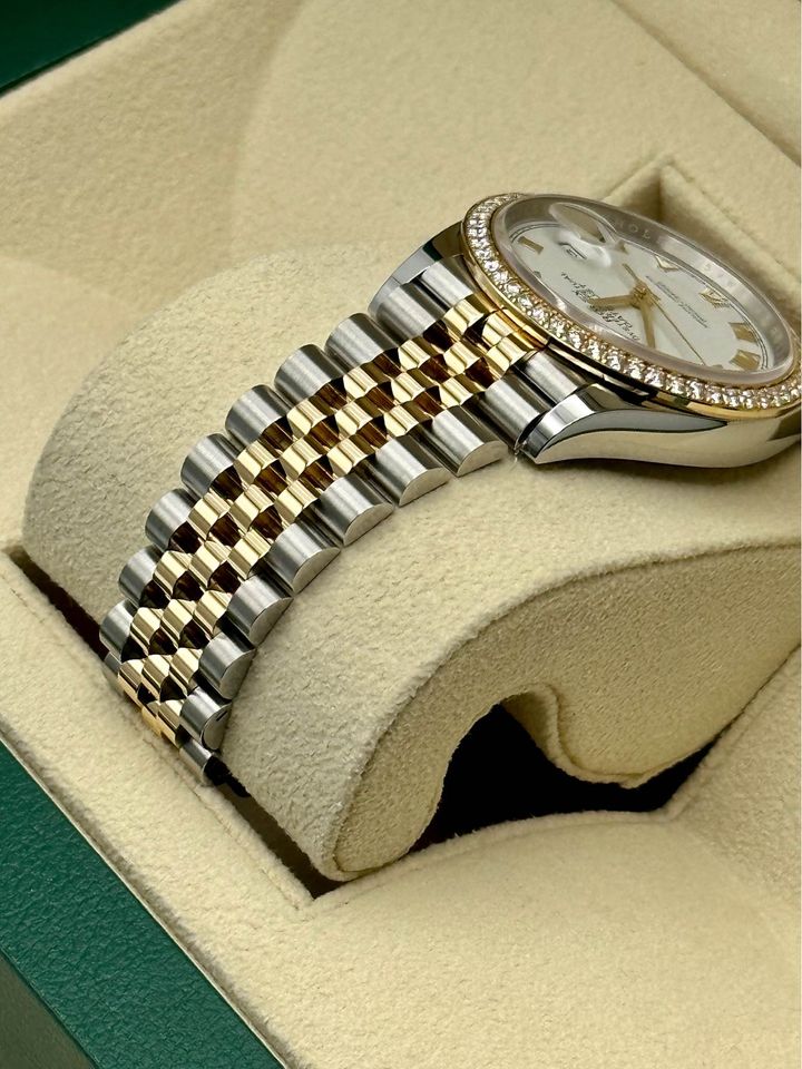 NEW 2025 Rolex Datejust 36mm 126283RBR Two-Tone Jubilee Diamond Bezel