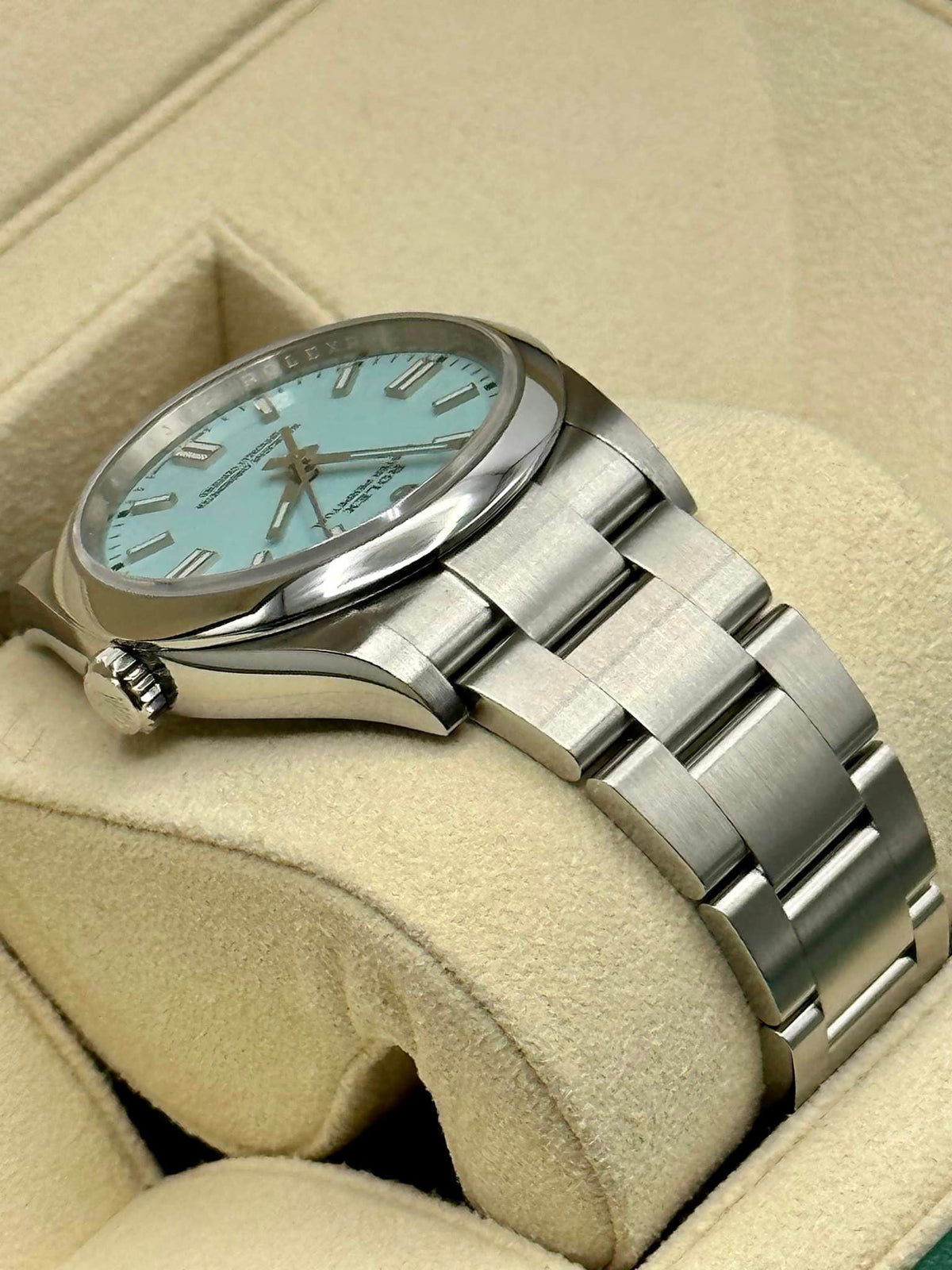 2022 Rolex Oyster Perpetual 36mm 126000 Tiffany Blue Dial