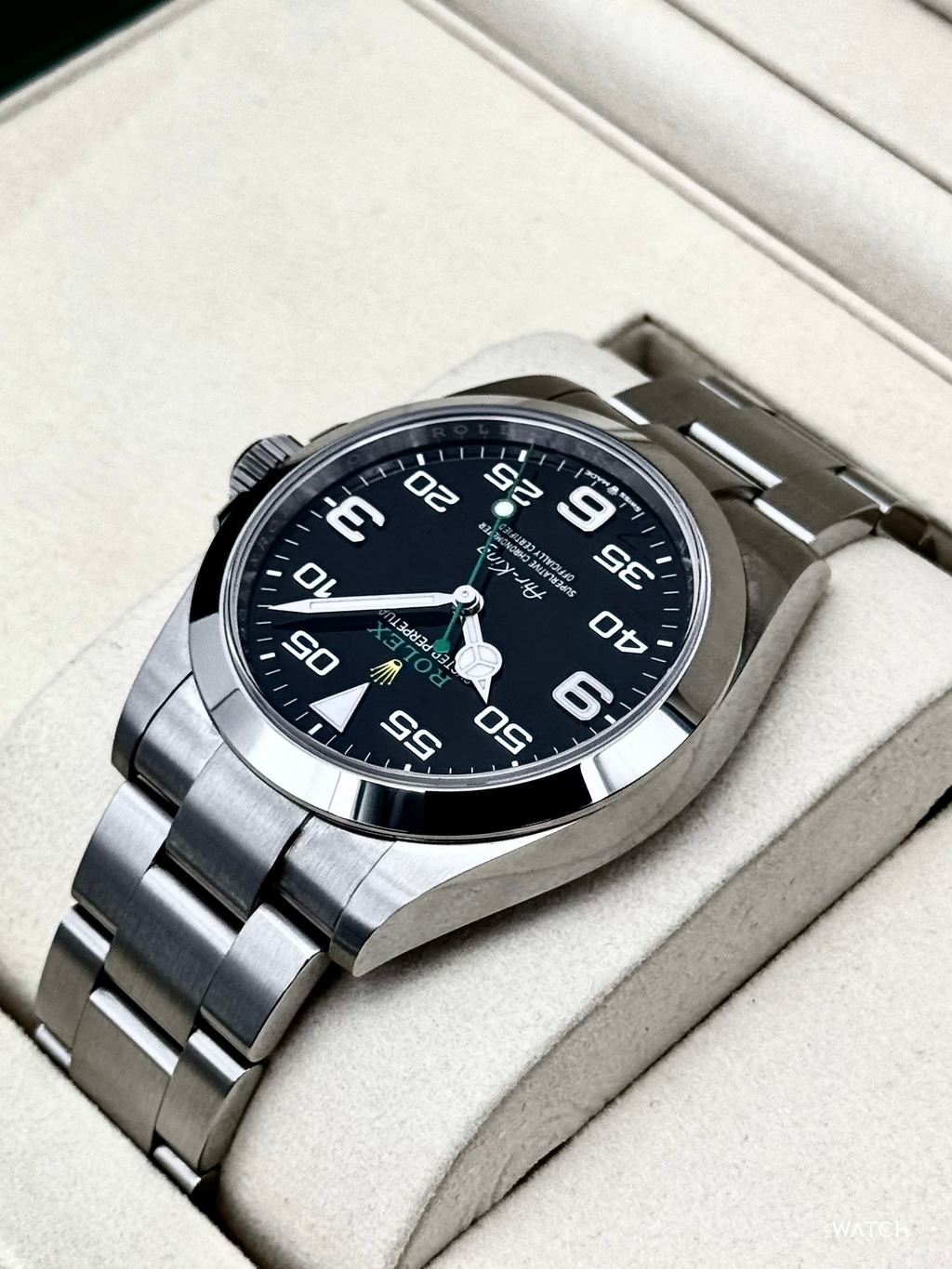2025 Rolex Air-King 40mm 126900 Stainless Steel Black Dial