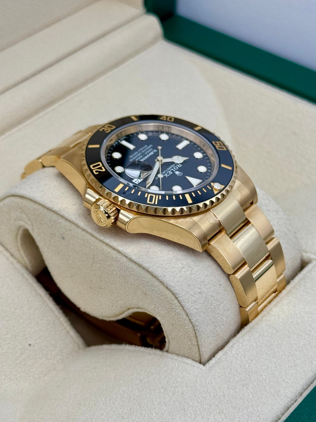 2021 Rolex Submariner 41mm 126618LN Yellow Gold Black Dial